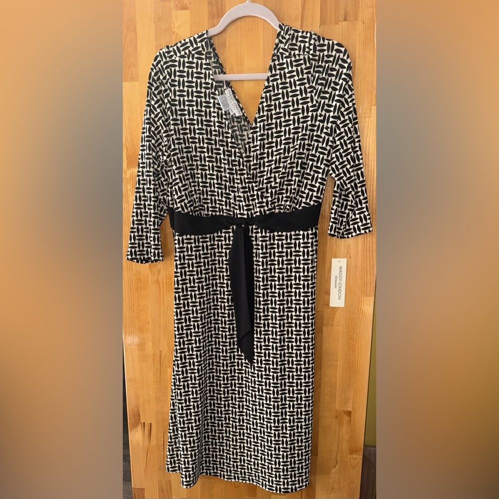 Maggy London Monochrome Dress